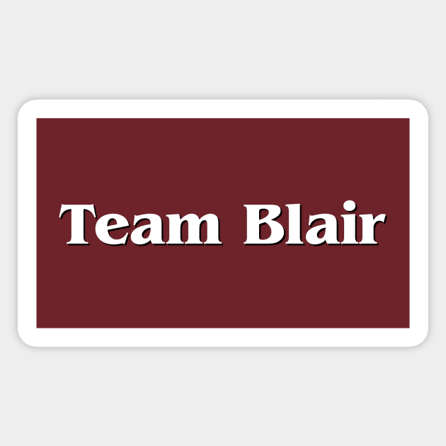 Team Blair Sticker by GloopTrekker